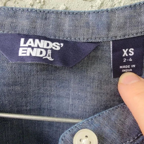 Lands' End Women's Cotton Shirt Long Sleeve - Picture 5 of 14